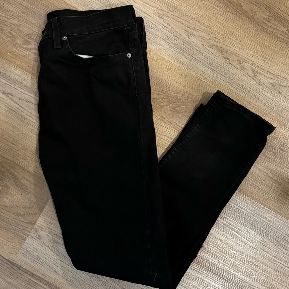 Levi’s Black denim Slim Fit Jean Sz 34x30
